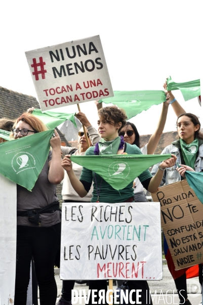 Journée internationale pour le droit à l avortement à Paris. International Day for the Right to Abortion.