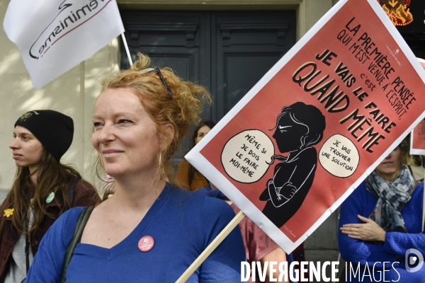 Journée internationale pour le droit à l avortement à Paris. International Day for the Right to Abortion.