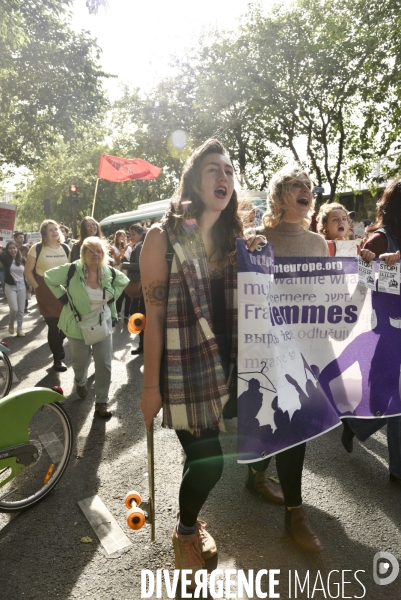 Journée internationale pour le droit à l avortement à Paris. International Day for the Right to Abortion.