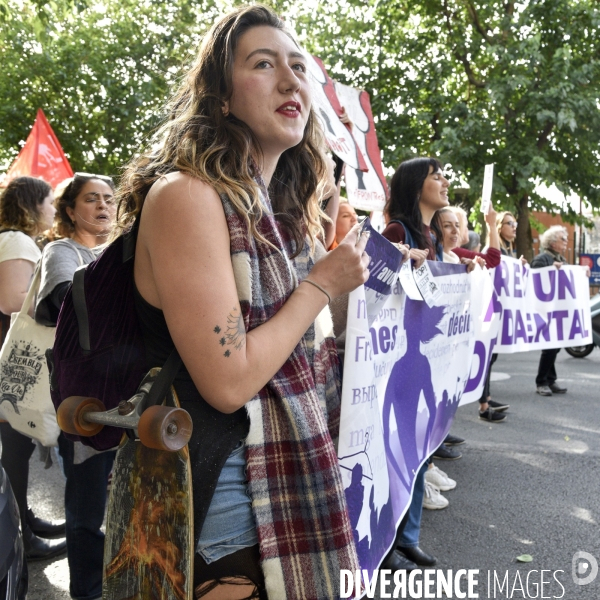 Journée internationale pour le droit à l avortement à Paris. International Day for the Right to Abortion.