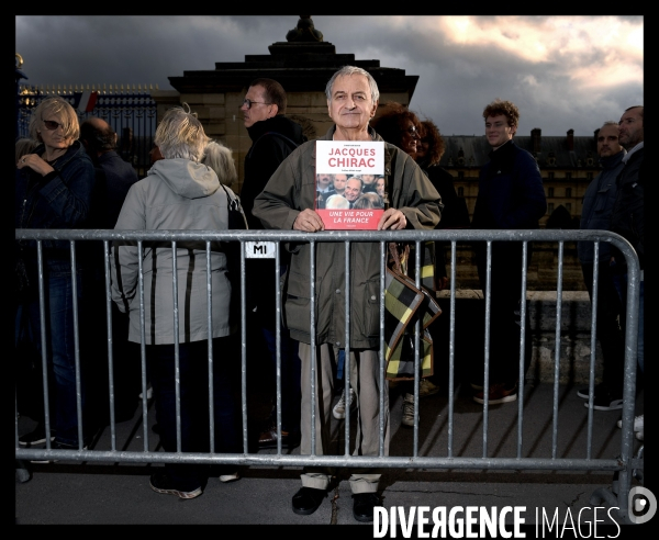 Hommage populaire à Jacques Chirac