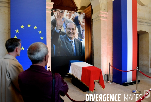 Hommage populaire à Jacques Chirac