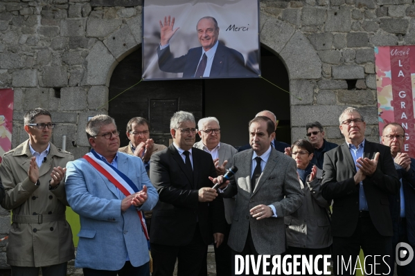 Décès de Jacques Chirac, commémoration à Ussel
