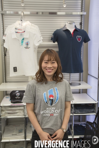 Ambiance de coupe du monde de rugby a tokyo