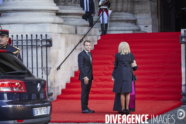 Ceremonie religieuse à Saint Sulpice pour Jacques Chirac