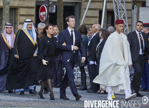 Ceremonie religieuse à Saint Sulpice pour Jacques Chirac