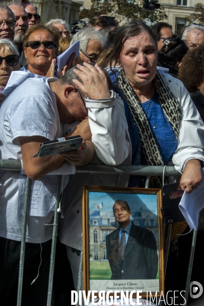 Service religigieux à l intention de Jacques Chirac