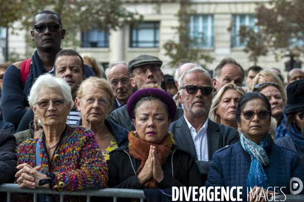 Service religigieux à l intention de Jacques Chirac