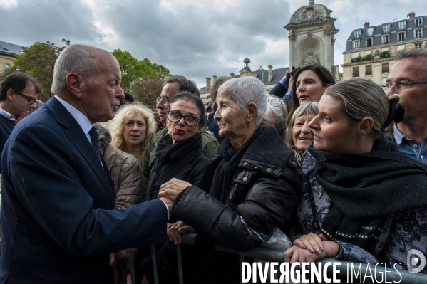 Service religigieux à l intention de Jacques Chirac