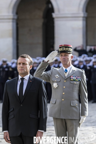 Honneurs funèbres militaires à Jacques Chirac.