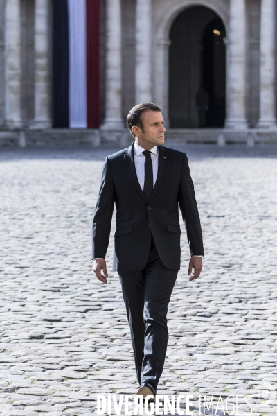 Honneurs funèbres militaires à Jacques Chirac.