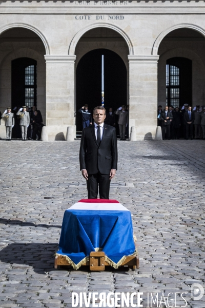 Honneurs funèbres militaires à Jacques Chirac.