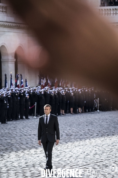 Honneurs funèbres militaires à Jacques Chirac.
