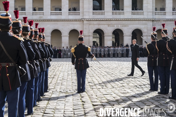 Honneurs funèbres militaires à Jacques Chirac.