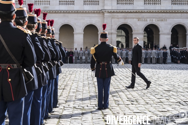 Honneurs funèbres militaires à Jacques Chirac.