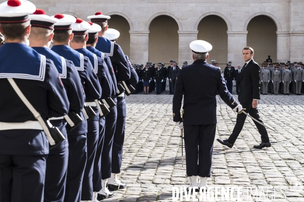 Honneurs funèbres militaires à Jacques Chirac.