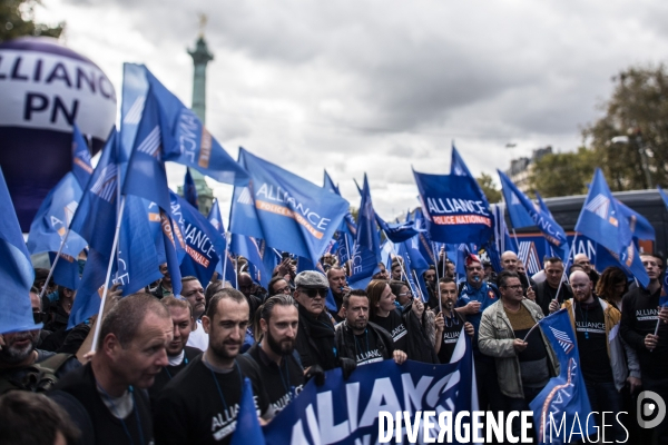 Marche de la colère policière