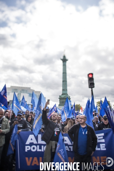 Marche de la colère policière