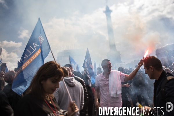 Marche de la colère policière