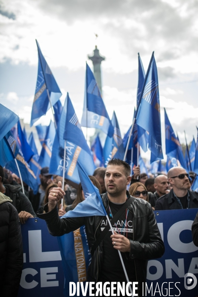 Marche de la colère policière