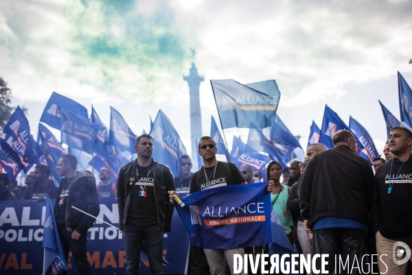 Marche de la colère policière