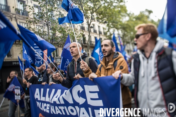 Marche de la colère policière