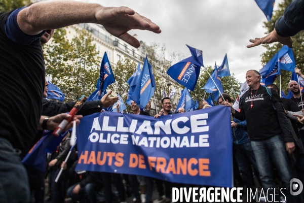 Marche de la colère policière