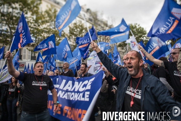 Marche de la colère policière