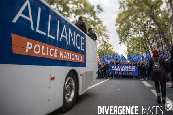 Marche de la colère policière