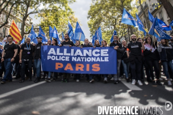 Marche de la colère policière