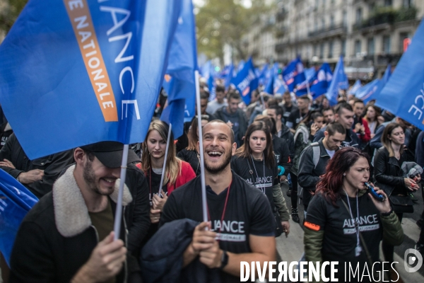 Marche de la colère policière