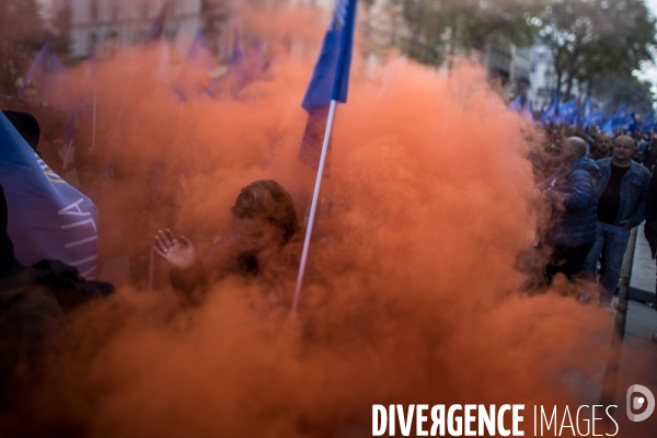 Marche de la colère policière