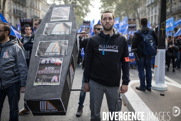 Marche de la colère policière