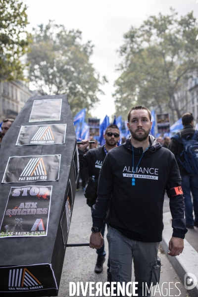 Marche de la colère policière