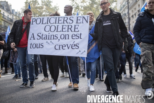 Marche de la colère policière