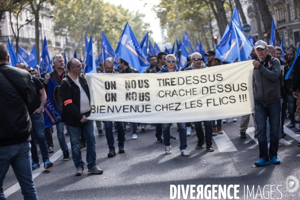 Marche de la colère policière