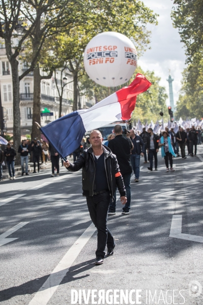 Marche de la colère policière