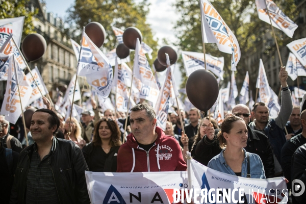 Marche de la colère policière