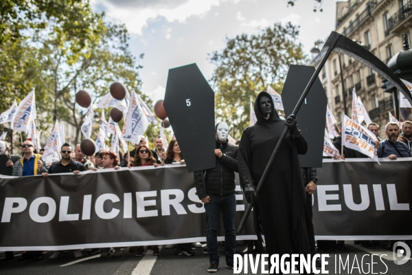 Marche de la colère policière