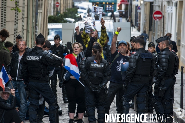 Manifestation intersyndicale des policiers