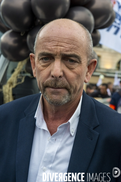 Manifestation intersyndicale des policiers