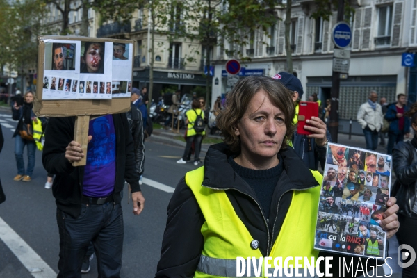 Manifestation intersyndicale des policiers