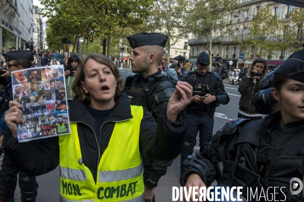 Manifestation intersyndicale des policiers