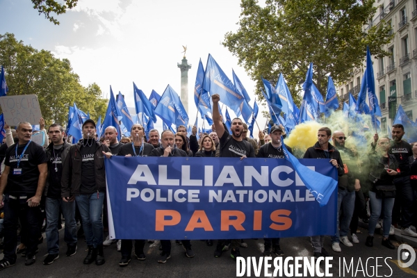 Police, la marche de la colère