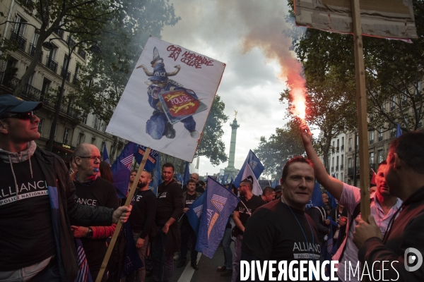 Police, la marche de la colère