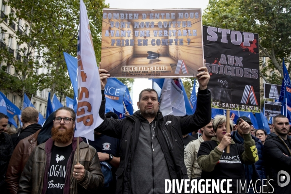 Police, la marche de la colère