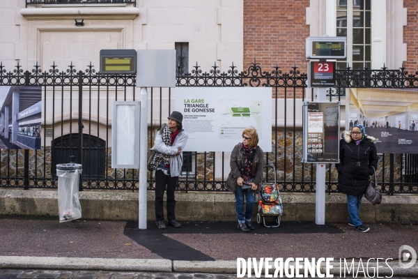 Marche de gonesse a matignon, contre la gare de gonesse et le projet europacity.