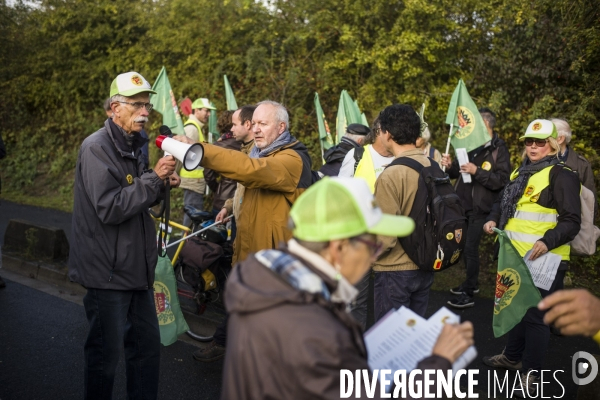 Marche de gonesse a matignon, contre la gare de gonesse et le projet europacity.