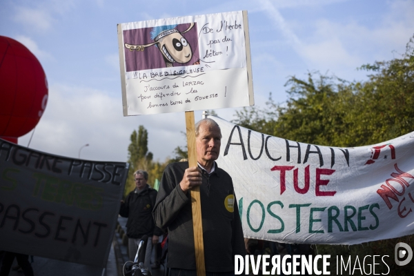 Marche de gonesse a matignon, contre la gare de gonesse et le projet europacity.