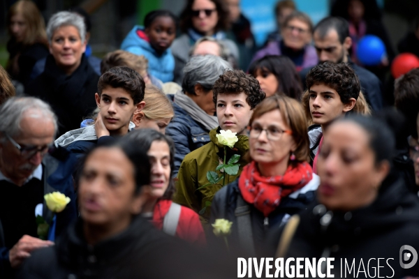 Marche blanche en hommage à Christine Renon